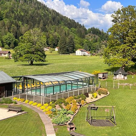 Rochesson Gite Roche Des Ducs Avec Piscine Toute L'Annee, Spa, Sauna, Hammam المظهر الخارجي الصورة